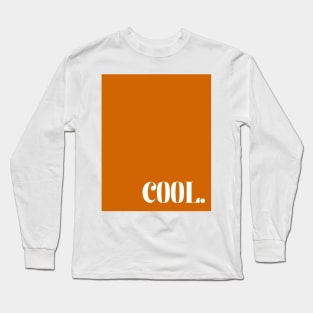 Orange Cool Long Sleeve T-Shirt